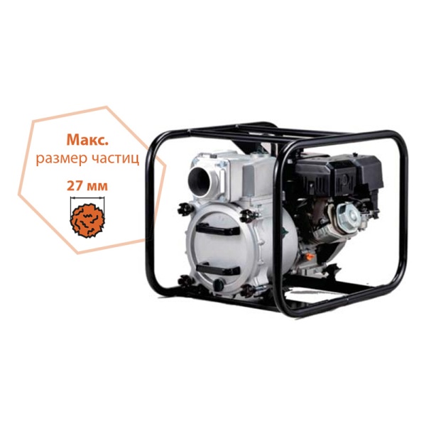 Бензиновая мотопомпа для сильнозагрязненной воды Koshin KTZ-100S Бензиновая мотопомпа для сильнозагрязненной воды Koshin KTZ-100S